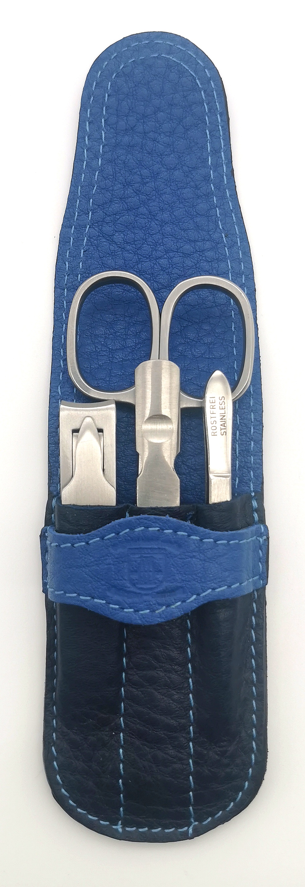 Dreiturm Nageletui 4tlg. mit Nagelknipser