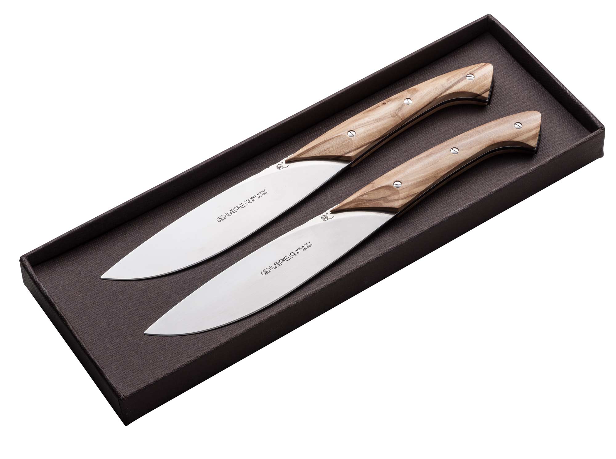 Viper Fiorentina Steakmesser Set 2tlg. Olive