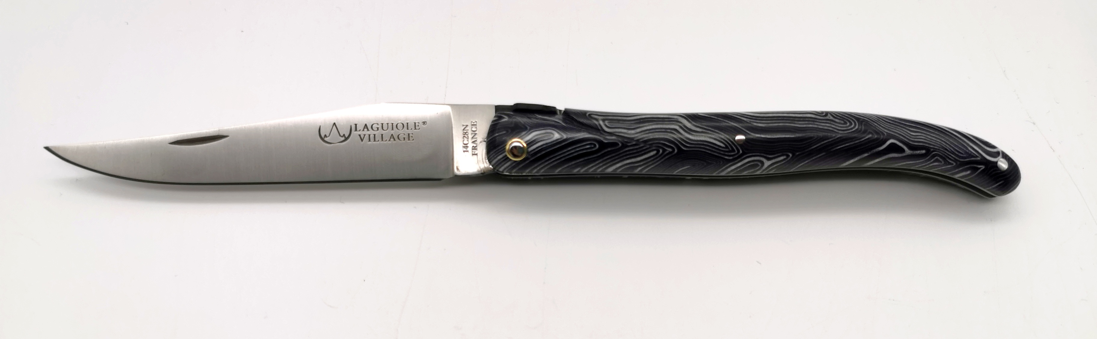 Laguiole Village 12cm G10 Zebra