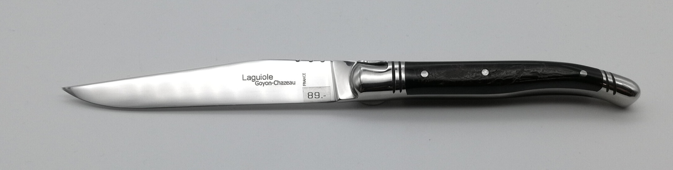 Goyon Chazeau Steakmesser Prestige Büffelhorn poliert