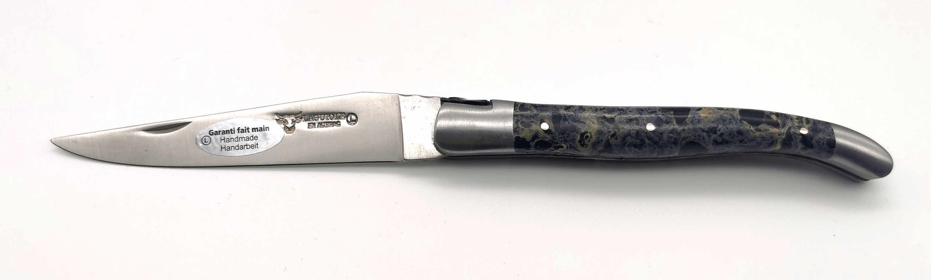 Laguiole en Aubrac 12cm Lavastein schwarz