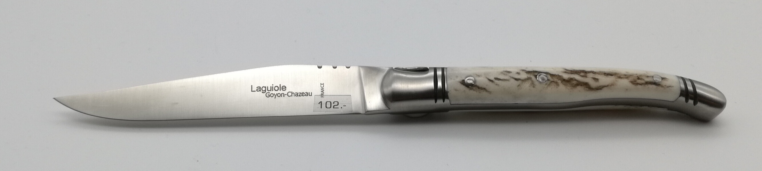 Goyon Chazeau Steakmesser Prestige Hirschhorn matt