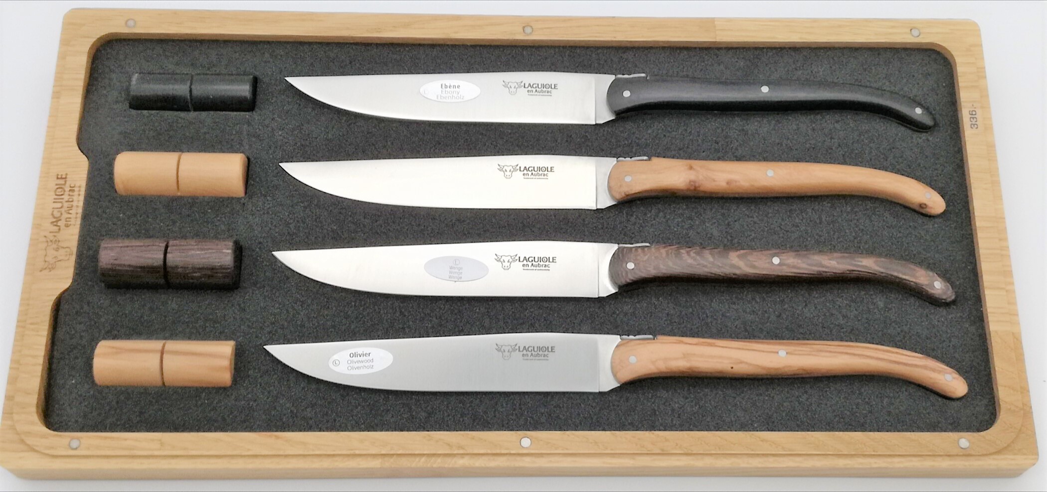 Laguiole en Aubrac Steakmesser Set "Steak House" einfach