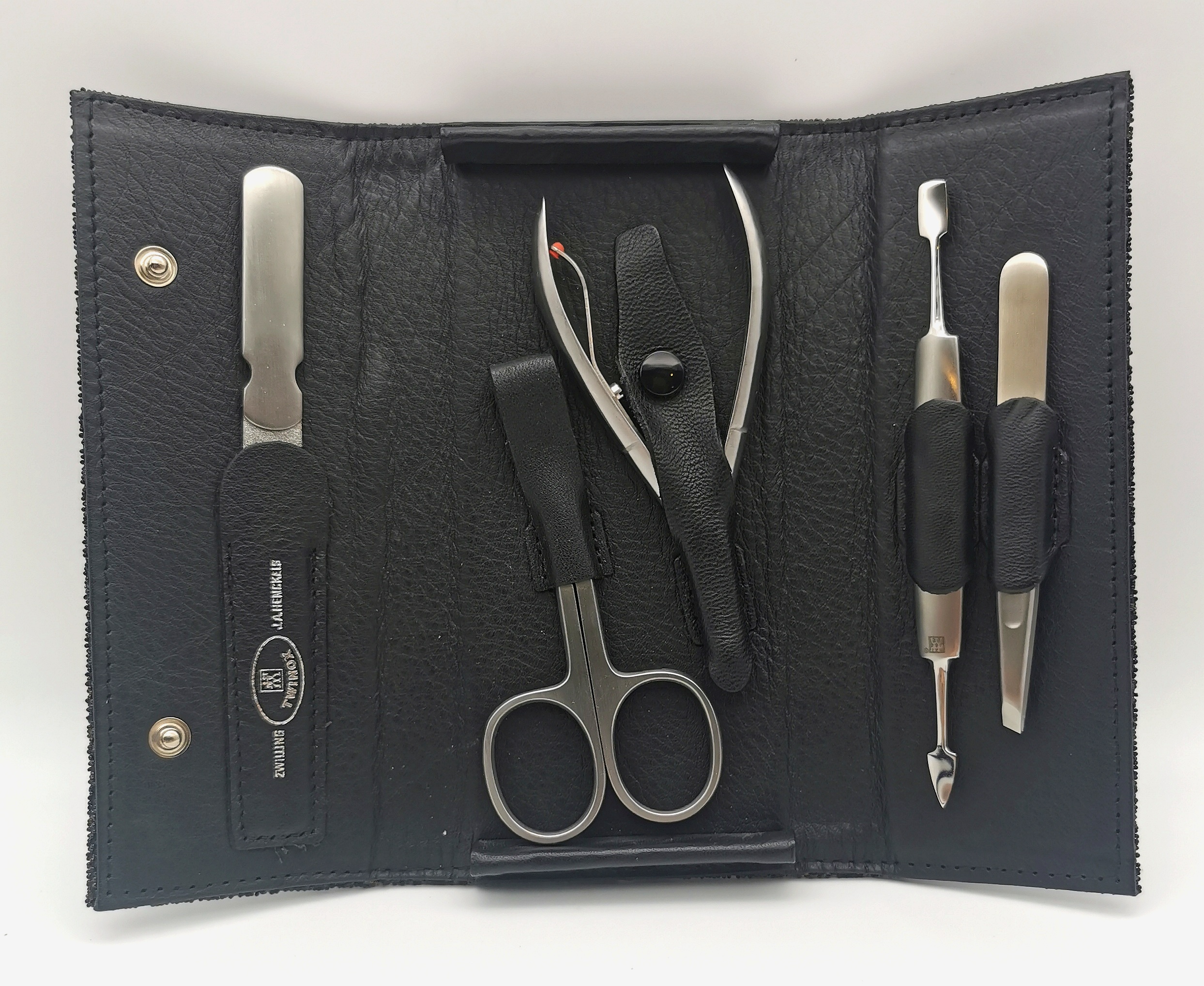 Zwilling Nagelset 6tlg. Schwarz Swarovski