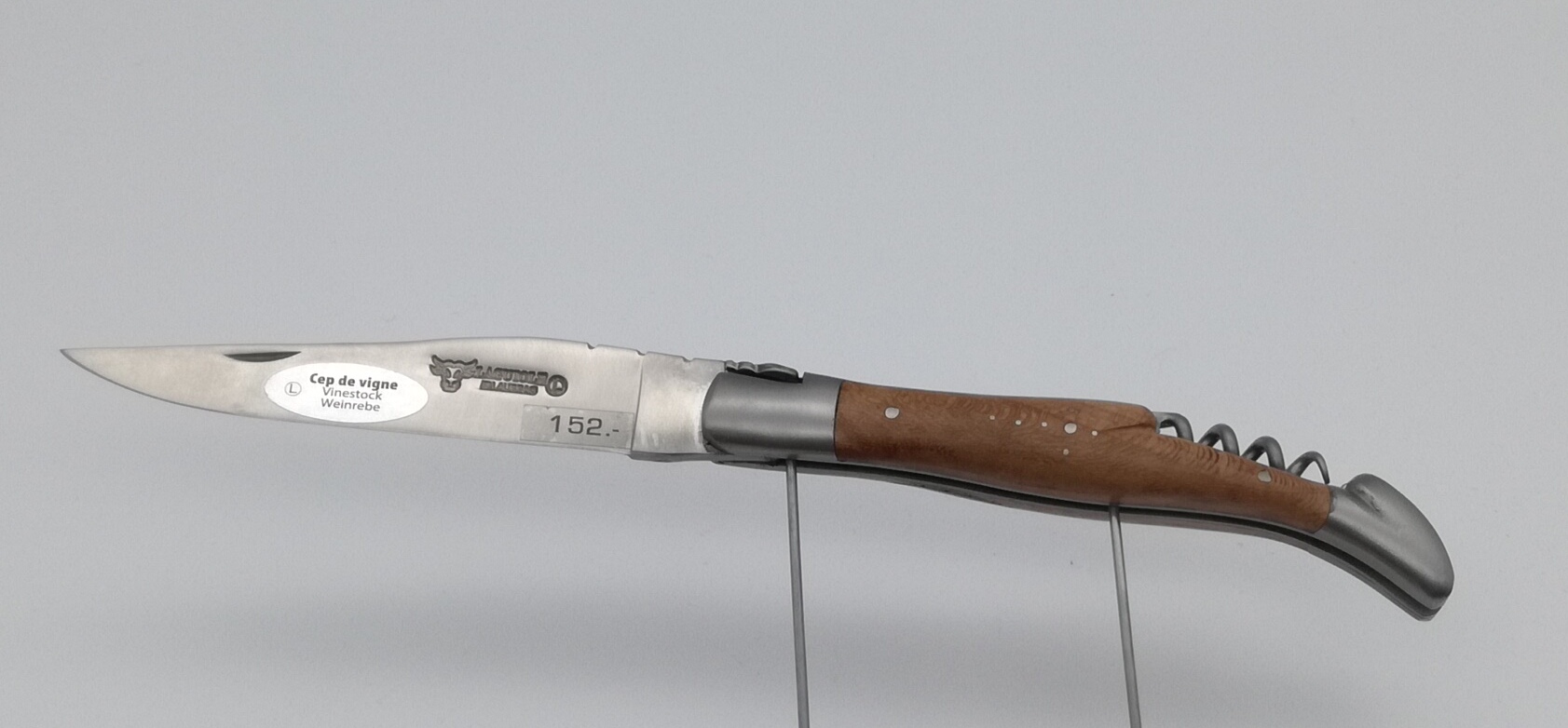 Laguiole en Aubrac 12cm Weinrebe mit Korkenzieher 2 Mitres