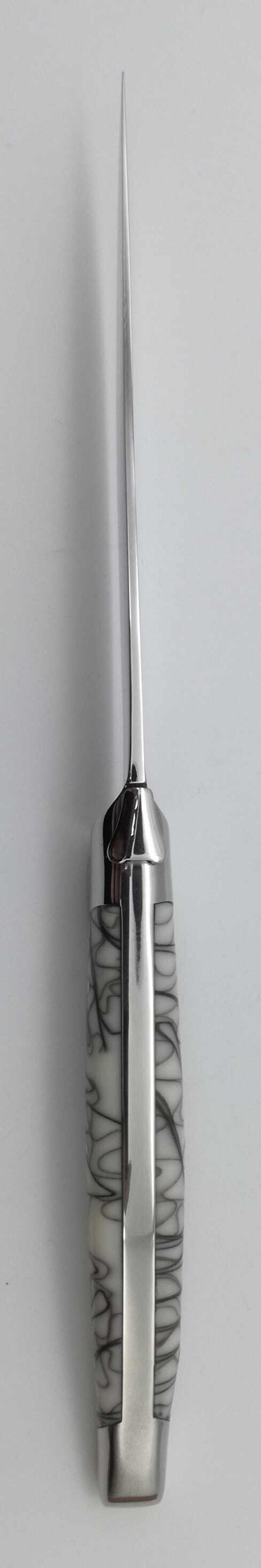 Goyon Chazeau Steakmesser Klasse G Avantage Acryl gemustert Weiß