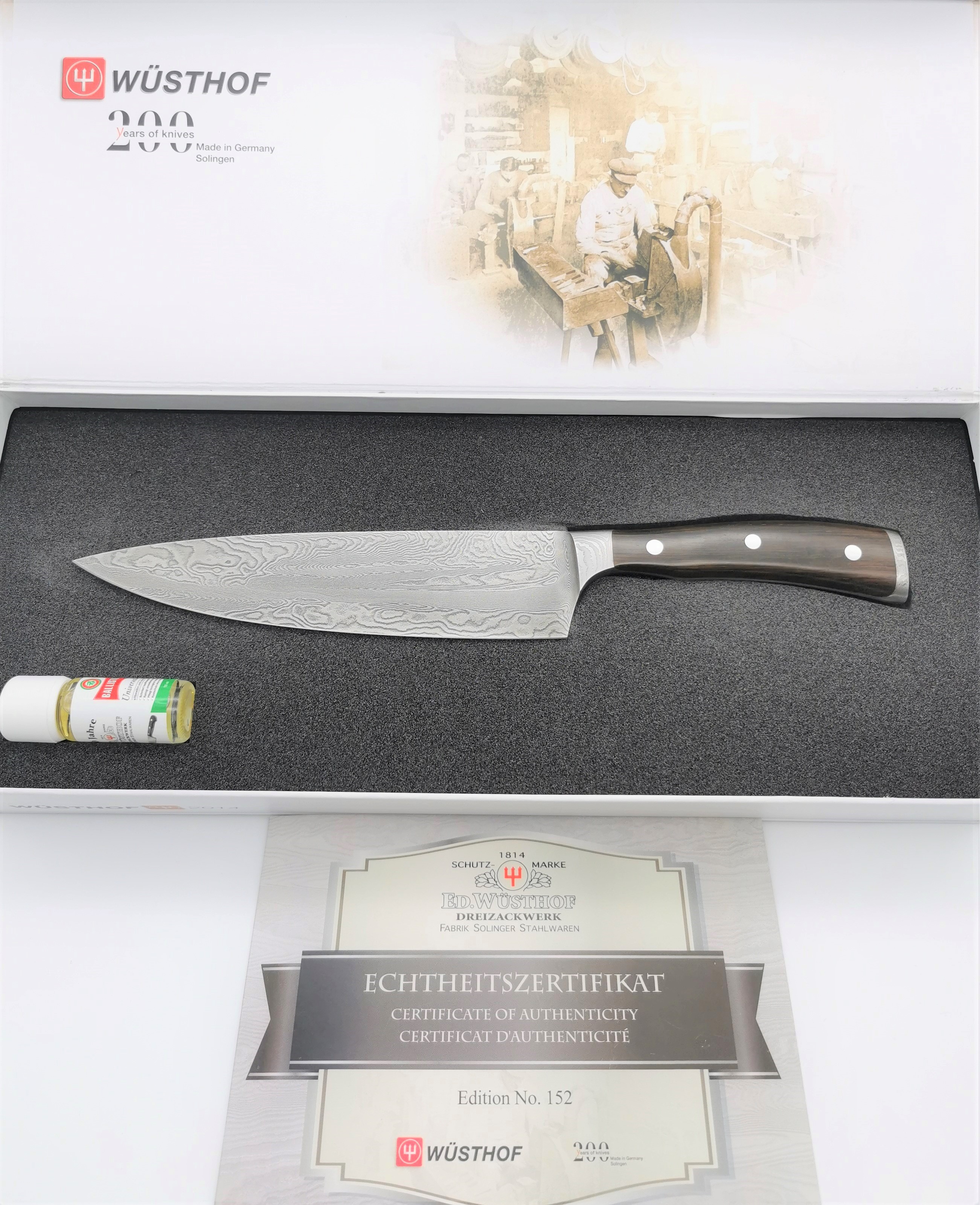 Wüsthof Jubiläums Kochmesser 200 Jahre