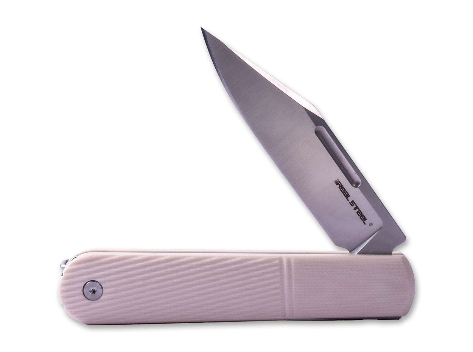Real Steel Real Barlow RB5 Clippoint G10 Ivory