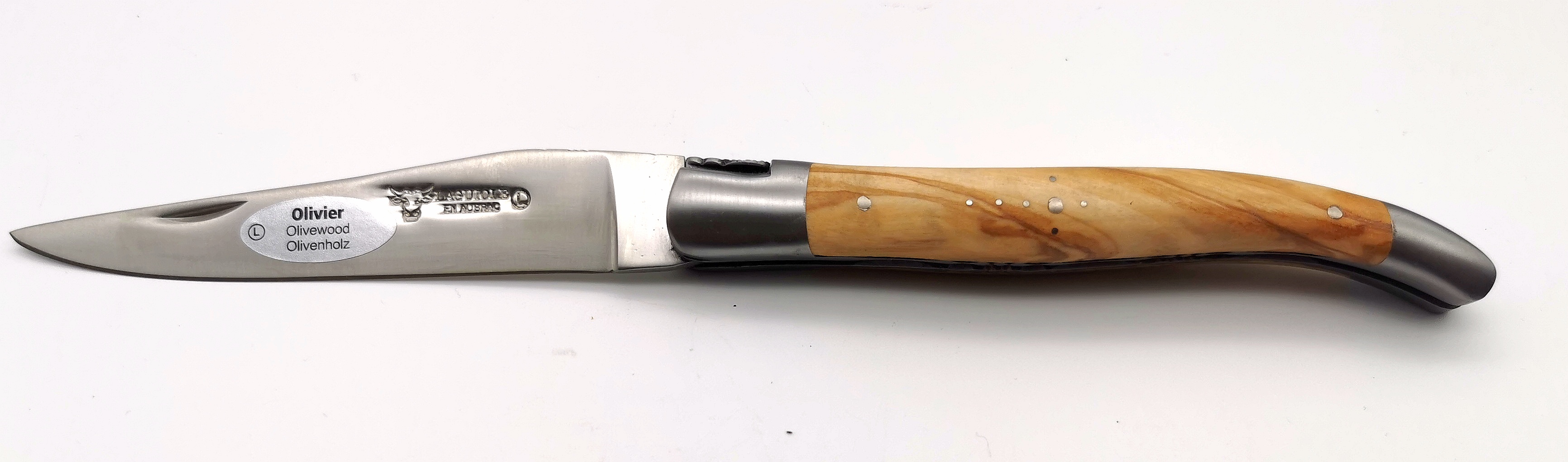 Laguiole en Aubrac 12cm Olive Doppelplatine