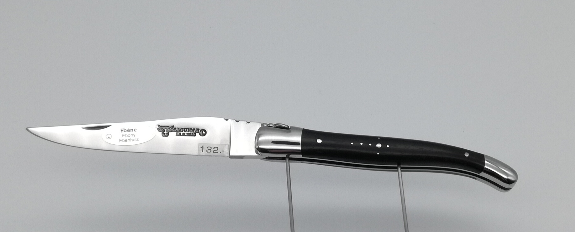 Laguiole en Aubrac 12cm Ebenholz 2 Mitres