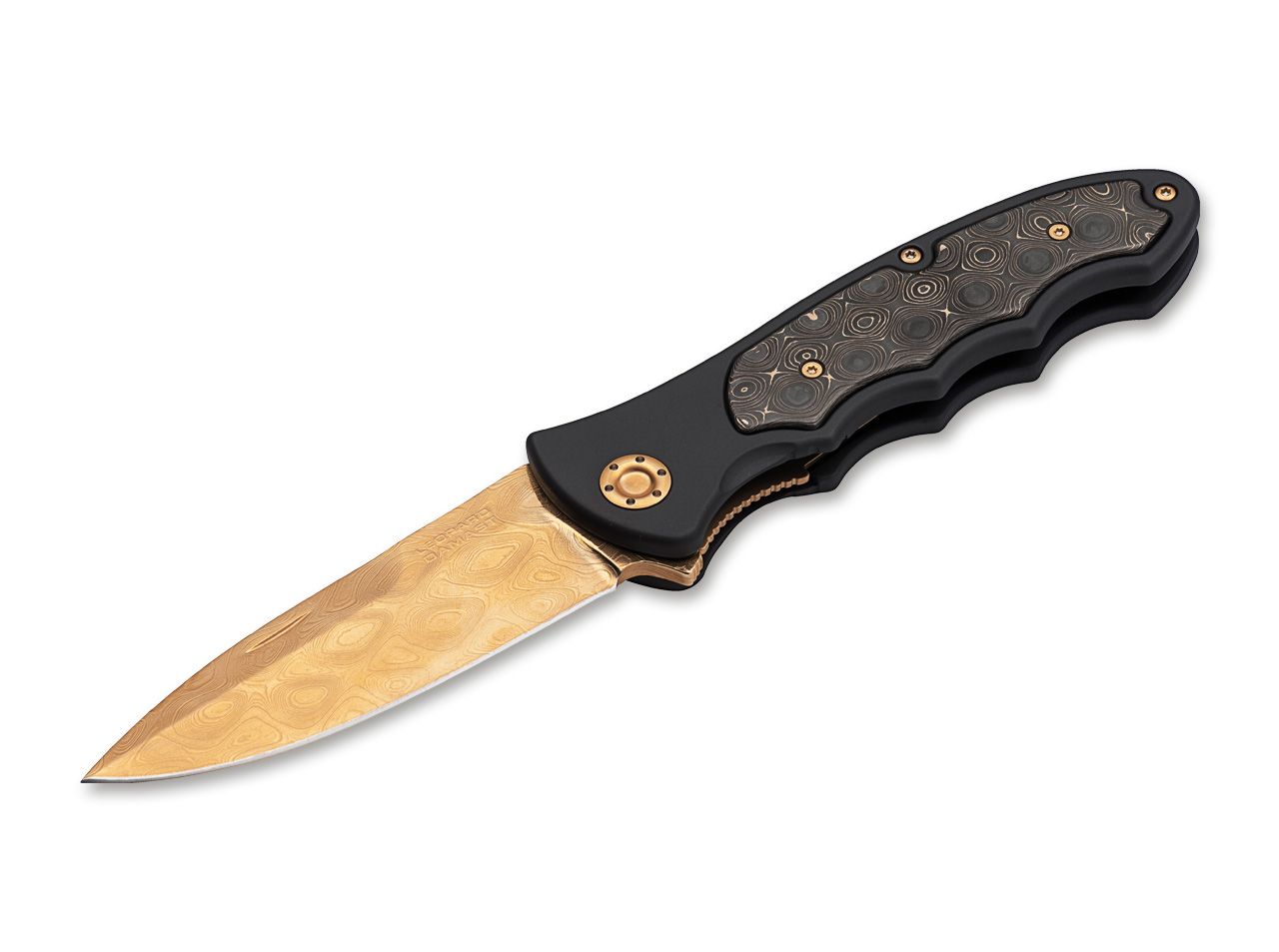 Böker Leopard-Damast III Gold 42