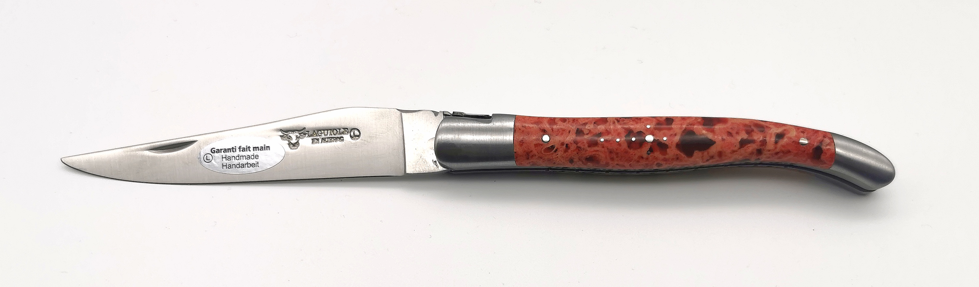 Laguiole en Aubrac 12cm Lavastein rot