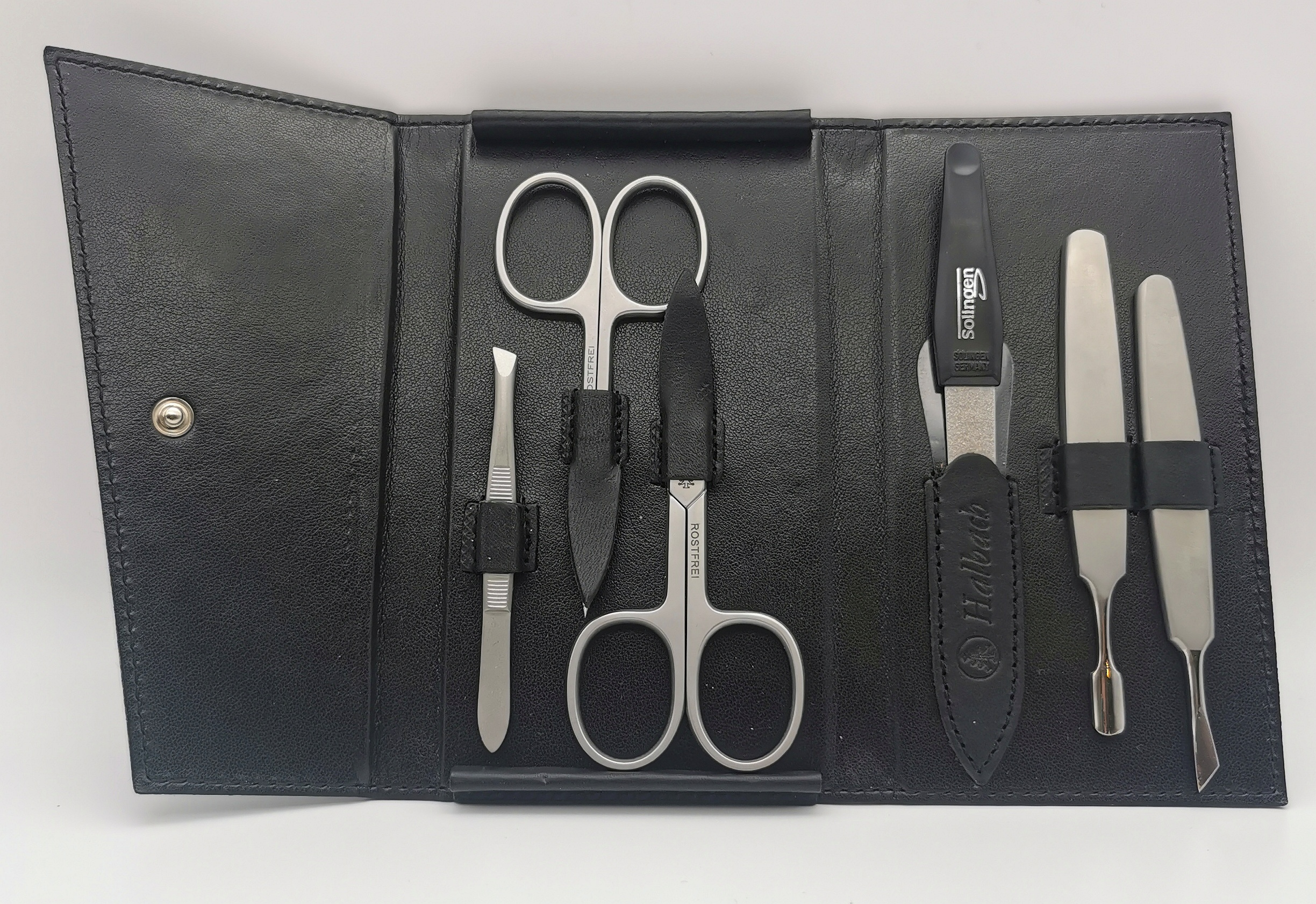 Halbach Nageletui 6tlg. Schwarz